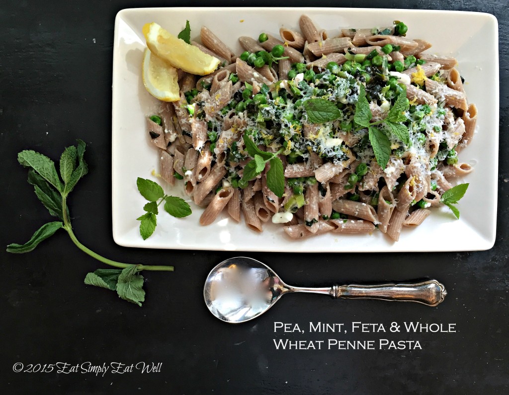 Pea, MInt, Feta & Whole Wheat Pasta