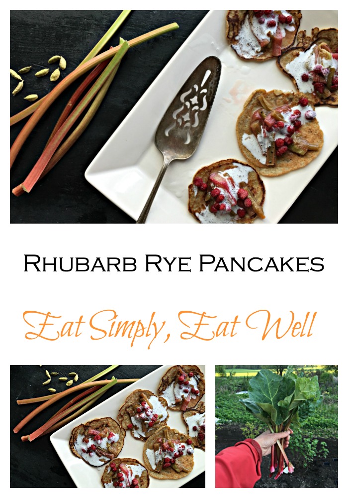 Rhubarb Rye Pancakes_Pinterest