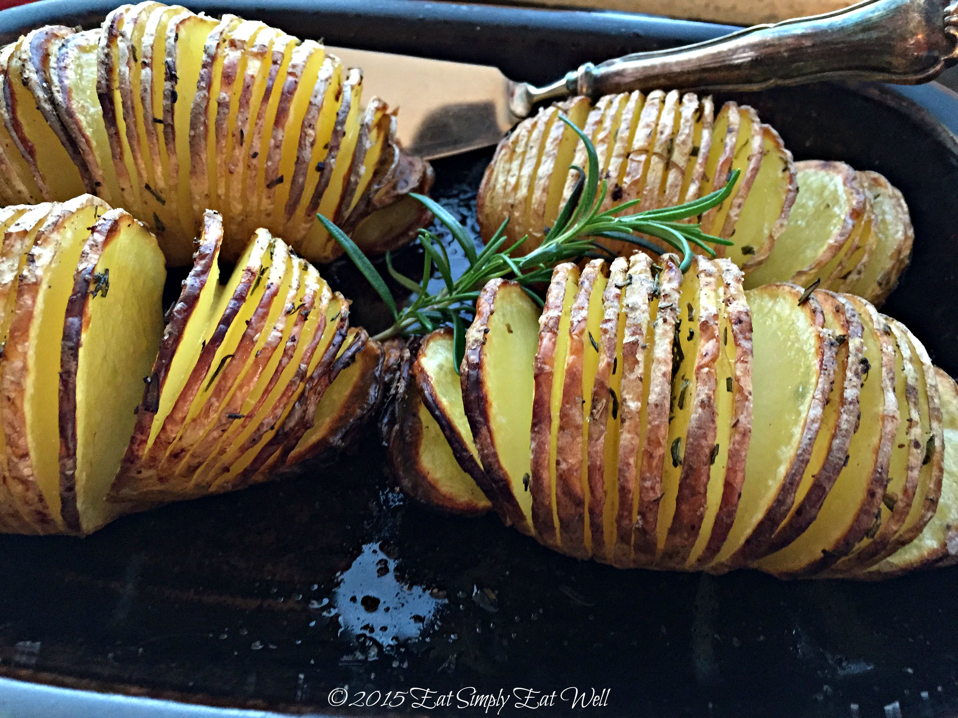 Rosemary Hasselback Potatoes